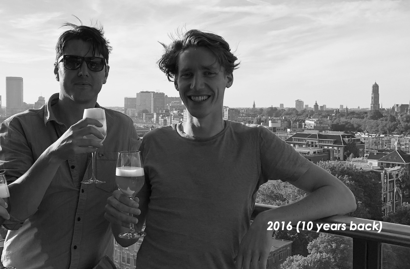 Nick Jetten and Bastiaan van de Rakt in 2016
